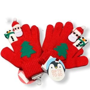 2 pairs of Super Cute Santa Mittens